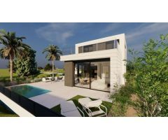 VILLAS DE OBRA NUEVA EN PILAR DE LA HORADADA EN EL CAMPO DE GOLF