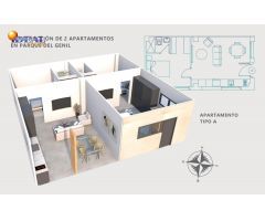 Apartamento en venta en Urb. Parque del Genil