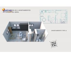 Apartamento en venta en Urb. Parque del Genil