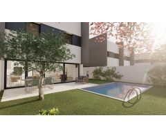 Nueva construcción de chalets adosados