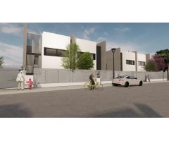 Nueva construcción de chalets adosados