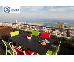 EXCLUSIVO ÁTICO CON ESPECTACULARES VISTAS AL MAR Y ALICANTE - CENTRO ALICANTE