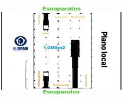 SE ALQUILA GRAN LOCAL COMERCIAL ACCESO A DOS CALLES - ALICANTE
