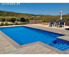 VILLA DE OBRA NUEVA EN HONDÓN DE LAS NIEVES