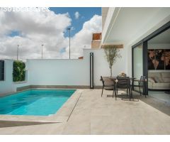 LLAVES EN MANO! VILLA  DE OBRA NUEVA COMPLETAMENTE AMUEBLADA EN SAN PEDRO DEL PINATAR, COSTA CALIDA