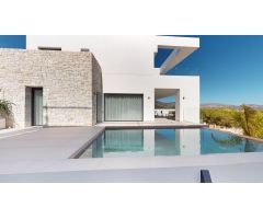 Villas de lujo de nueva construcción en Polop con impresionantes vistas