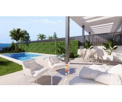 Villas de lujo de nueva construcción frente al mar en Los Alcázares