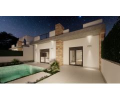 Preciosa villa moderna con parking privado