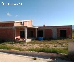 SE VENDE CHALET EN CONSTRUCCION  EN CAÑADA DE LA LEÑA (MURCIA)