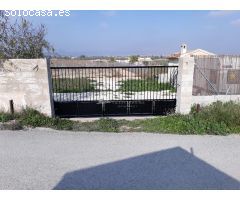 SE VENDE PARCELA RUSTICA CON AGUA Y TODA VALLADA EN ASPE