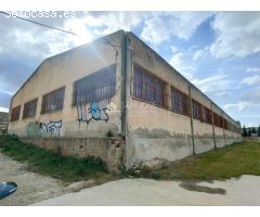 SE VENDE NAVE INDUSTRIAL EN ASPE