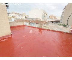 SE VENDE CASA PLANTA BAJA EN ASPE CON TERRAZA DE 85M2