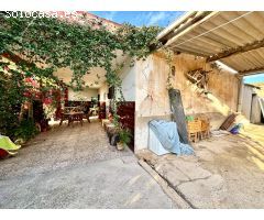 TERRENO DE 1200M2 CON CASA DE CAMPO DE 200M2 SIN LUZ, NI AGUA, AGUA DE RIEGO POR MANTA