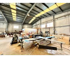 NAVE INDUSTRIAL DE 600M2,  SEMI-NUEVA EN MUY BUEN ESTADO CON PARCELA PRIVADA DE 400M2