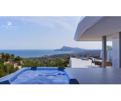 Magnífica villa de lujo con vistas al mar en la Urbanización Altea Hills, licencia de obra concedida