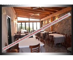 RESTAURANTE CON VIVIENDA EN VENTA 429 M2 EN TOTAL, PREPARADO EL RTE. PARA ACTIVIDAD