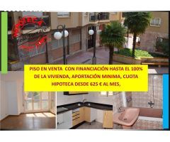 PISO DE 87 M2 VENTA, FINANCIACION HASTA 100% APORTACIÓN MINIMA, CUOTAS DESDE 625 € MES