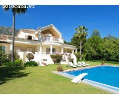 Maravillosa villa para temporada larga en Sierra Blanca, Marbella