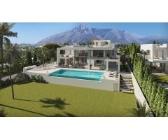 Terreno urbano con licencia den obra en urbanizacion cerrada Rocio de Nagueles, Milla de Oro