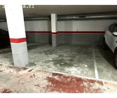 Plaza de parking en el centro