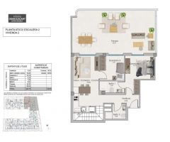 Ático de 2 o 3 habitaciones