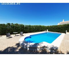 CASA DE CAMPO en Gran Alacant con la parcela más grande y piscina privada !!!