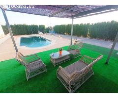 PRECIOSO CHALET INDEPENDIENTE EN FORTUNA CON GRAN TERRENO Y PISCINA PRIVADA