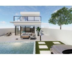 VILLA DE OBRA NUEVA EN PILAR DE LA HORADADA