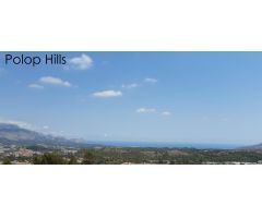 Villas de obra nueva con vistas al mar situadas en Polop
