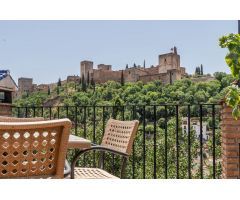 Dos maravillosas casas en el Albaicín con vistas panorámicas a la Alhambra