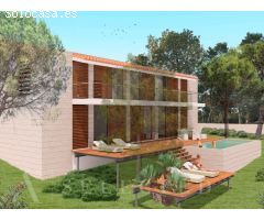 Solar urbano con licencia y proyecto de nueva villa en la playa de Cala Vinyes