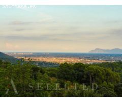 Inversión Excepcional en Campanet, Mallorca: Parcela Única con Vistas al Mar y