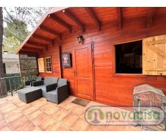 SE VENDE ESTUPENDA PARCELA URBANA CON CASA DE MADERA PARA ENTRAR A VIVIR