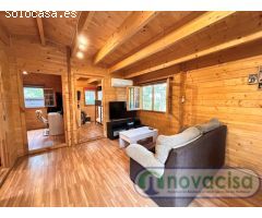 SE VENDE ESTUPENDA PARCELA URBANA CON CASA DE MADERA PARA ENTRAR A VIVIR