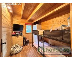 SE VENDE ESTUPENDA PARCELA URBANA CON CASA DE MADERA PARA ENTRAR A VIVIR