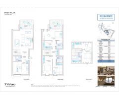 Apartamento Triplex Bloque 2 B2 2B