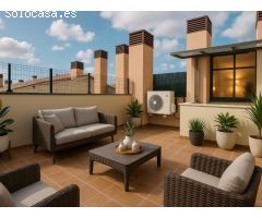 Ático dúplex con terraza, piscina y vistas en Santa Margarida i els Monjos -