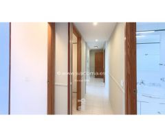Apartamento de 3 dormitorios con piscina.
