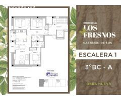 APTO. 3 HABITACIONES CON TERRAZA en CASTEJÓN DE SOS