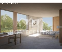 Terreno con proyecto de casa con energía sostenible y vistas al mar