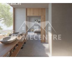 Terreno con proyecto de casa con energía sostenible y vistas al mar