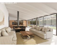 Casa de obra nueva en Supermaresme Golf con vistas al mar.