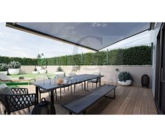 Sant Fruitós de Bages- Obra Nueva. Planta Baja de 3 habitaciones con jardin de