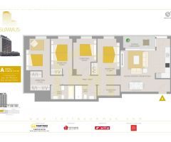 VIVIENDA TIPO A PLANTA 13ª PORTAL 1