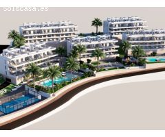 Vivienda moderna con terraza y vistas en Finestrat - zona golf