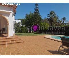 ALQUILER DE INVIERNO en zona Tosalet en Jávea (Alicante - Costa Blanca)