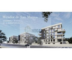 BLOQUE 2 - ÁTICO SUR DE 3 HAB + 2B, TERRAZA DE 48M2, CON PLAZA DE GARAJE Y