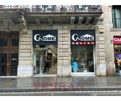 Local comercial en alquiler, Gran Via de Les Corts Catalanes, Barcelona.