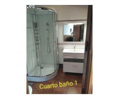 Casa reformada con gran jardin