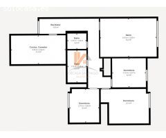 PISO DE 3 HABITACIONES EN PLENO CENTRO DEL MILLADOIRO